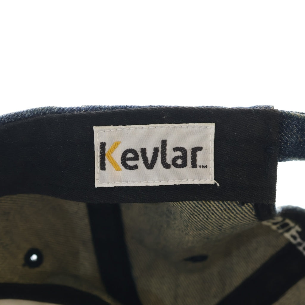 SUPREME(シュプリーム) 22SS Kevlar Denim S Logo 6-Panel ケブラー デニム Sロゴ 6パネルキャップ 帽子 インディゴ