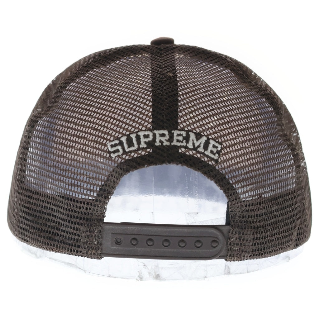 SUPREME(シュプリーム) 22SS ×ANTIHERO Mesh Back 5-Panel アンチヒーロー メッシュ バッグ 5パネルキャップ 帽子 ブラウン/ホワイト