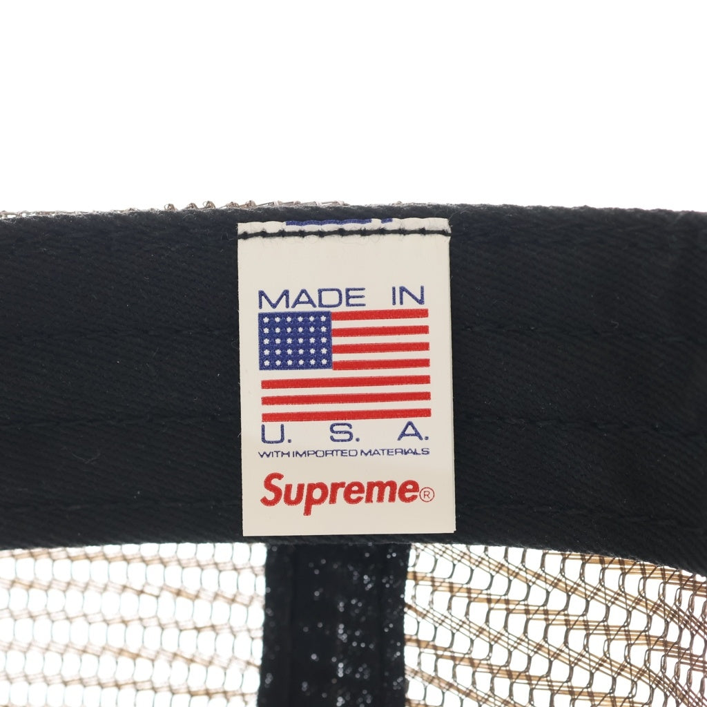 SUPREME(シュプリーム) 22SS ×ANTIHERO Mesh Back 5-Panel アンチヒーロー メッシュ バッグ 5パネルキャップ 帽子 ブラウン/ホワイト