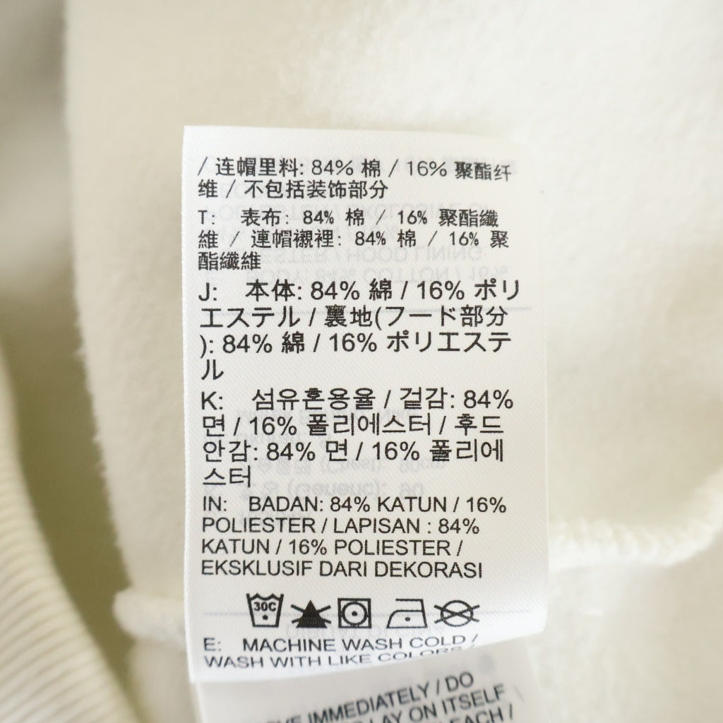 OFF-WHITE(オフホワイト) 20SS ×JORDAN BRAND AS J NRG ASW UC PO HOODIE ジョーダンブランド ロゴ刺繍スウェットプルオーバーフーディ ベージュ CV0541-134