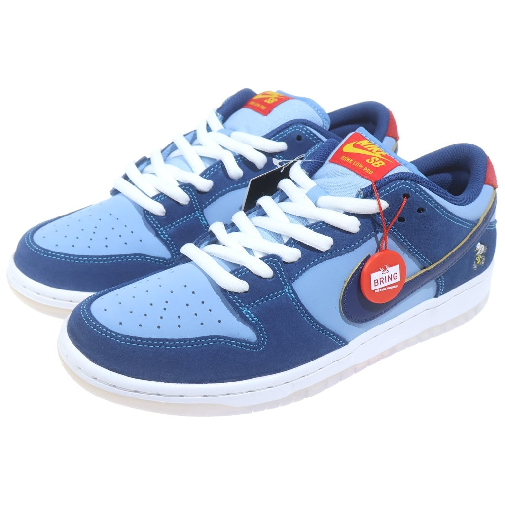 NIKE SB(ナイキエスビー) ×Why So Sad DUNK LOW ワイ ソー サッド ダンク ローカットスニーカー ブルー/ネイビー US9/27.0cm DX5549-400
