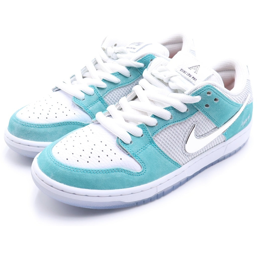 NIKE SB(ナイキエスビー) ×APRIL SKATEBOARDS DUNK LOW PRO QS エイプリルスケートボード ダンク ローカットスニーカー ホワイト/ブルー US9.5/27.5cm FD2562-400