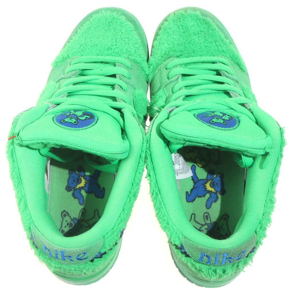 NIKE SB(ナイキエスビー) ×Grateful Dead DUNK LOW Green Bear グレイトフルデッドベアーズ ダンク ローカットスニーカー グリーン US9.5/27.5cm CJ5378-300