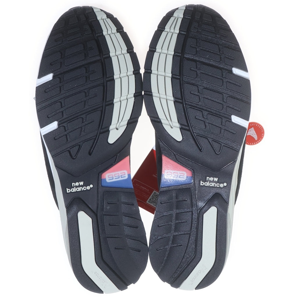 New Balance(ニューバランス) U992BK SUEDE MESH LOW CUT SNEAKER スエード メッシュ ローカットスニーカー ブラック/グレー US8.5/26.5cm