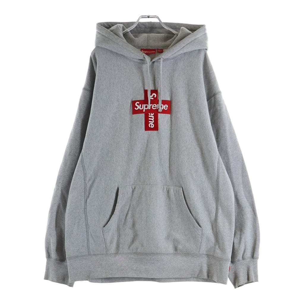Supreme cross box logo パーカー　グレー SUPREME(シュプリーム) 20AW Cross Box Logo Hooded Sweatshirt クロス