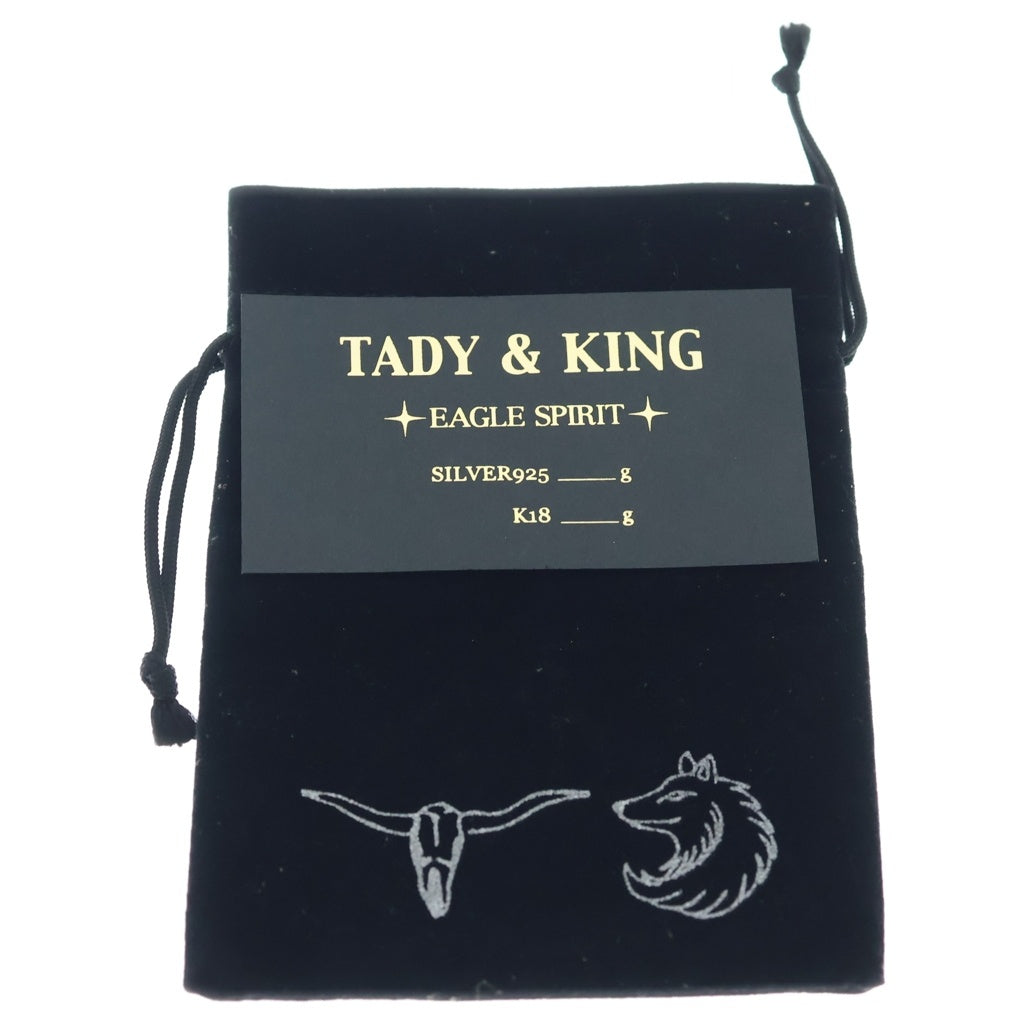 TADY & KING(タディアンドキング) 中イーグルSV銀縄ターコイズ ネックレストプ シルバー