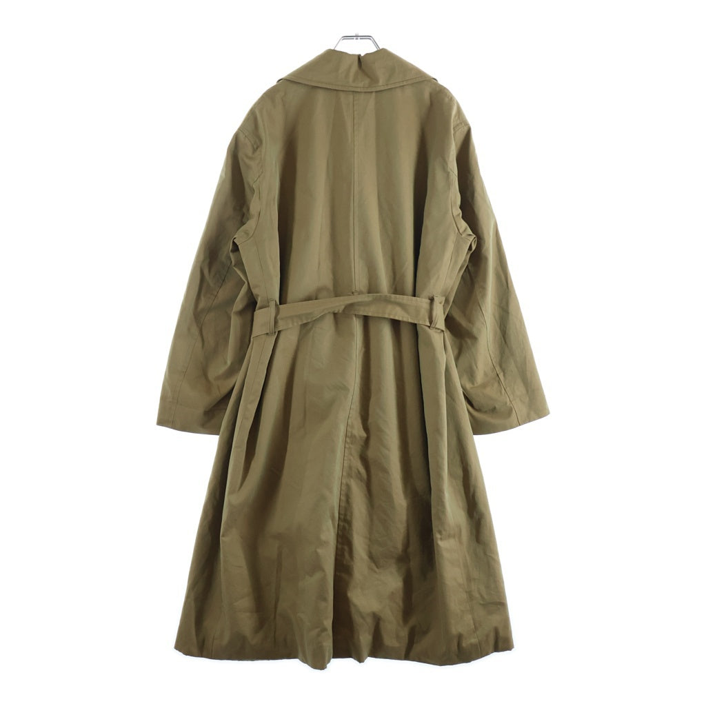 AURALEE(オーラリー) 16AW FINX CHAMBRAY WRAP COAT 玉虫 フィンクスシャンブレー トレンチコート ベージュ A6AC03CG
