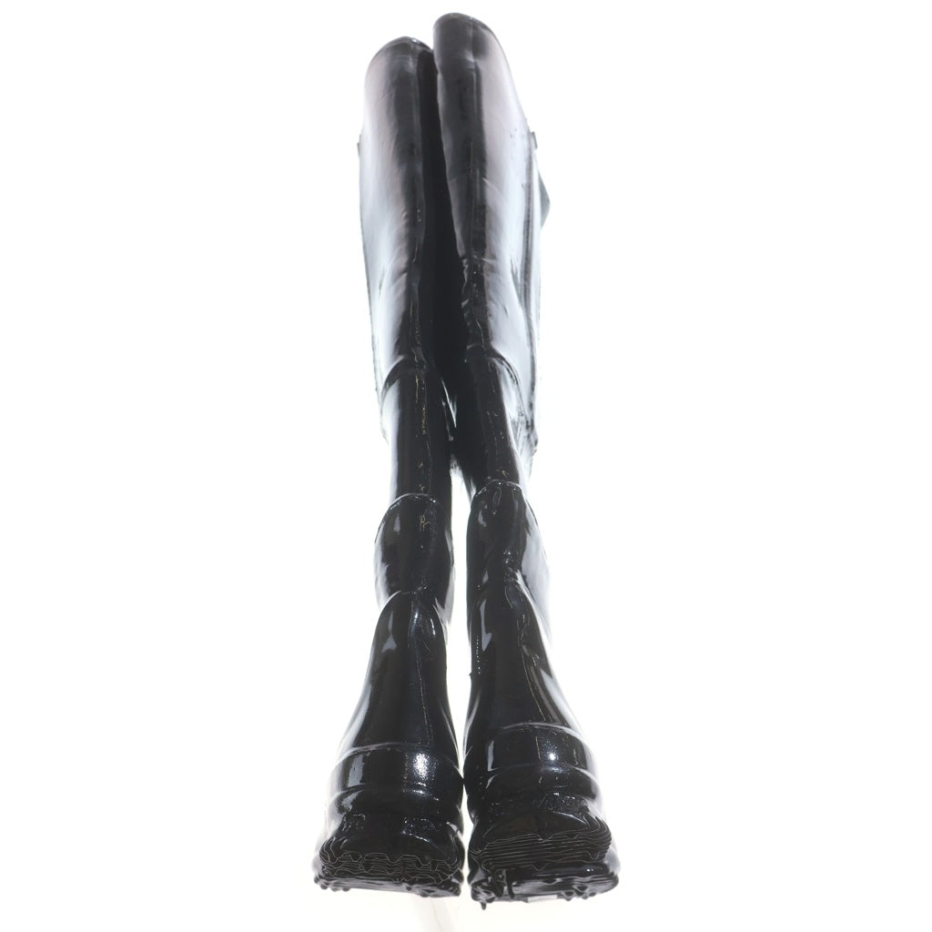 Maison Margiela(メゾンマルジェラ) 22SS Rubber Thigh-High Boots ペンキ加工 サイハイロングブーツ ブラック S97WW0058 P4682