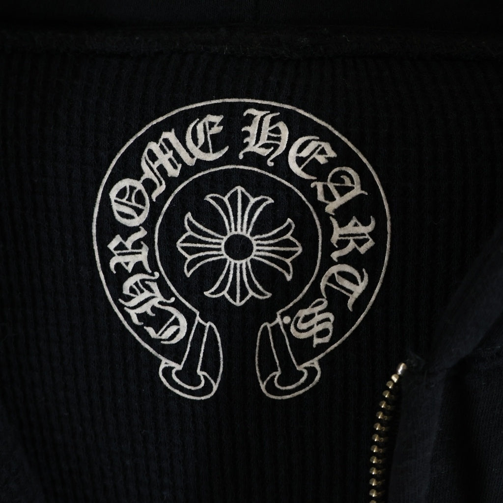 CHROME HEARTS(クロムハーツ) OLD SWTSHRT HD ZIP FOTI オールド フォティ プリント ジップアップパーカー フーディ ブラック
