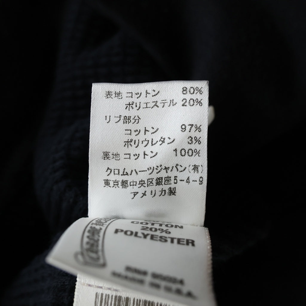 CHROME HEARTS(クロムハーツ) OLD SWTSHRT HD ZIP FOTI オールド フォティ プリント ジップアップパーカー フーディ ブラック