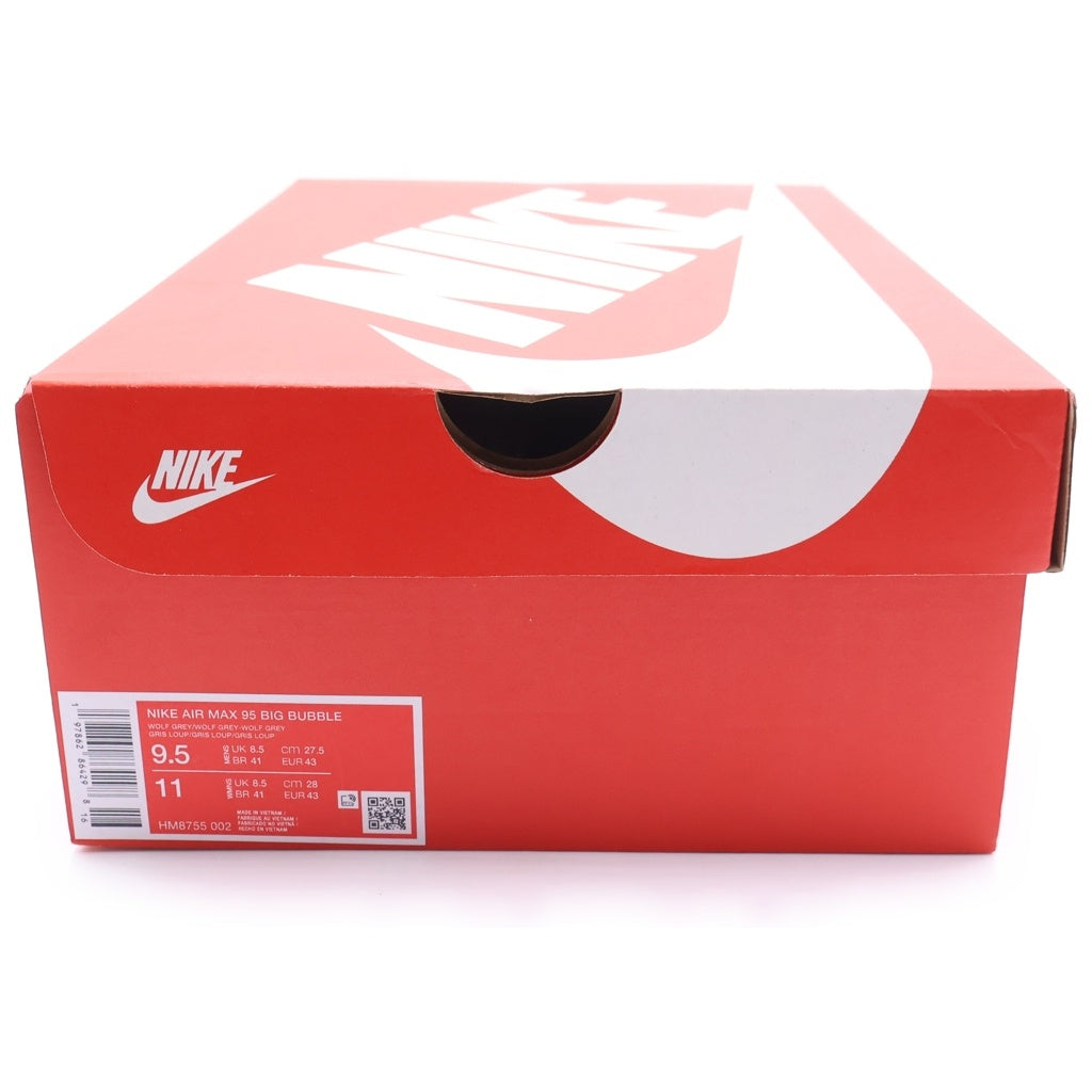NIKE(ナイキ) AIR MAX 95 OG BIG BUBBLE HM8755-002 エアマックス95 ビッグバブル ローカットスニーカー グレー US9.5/27.5cm