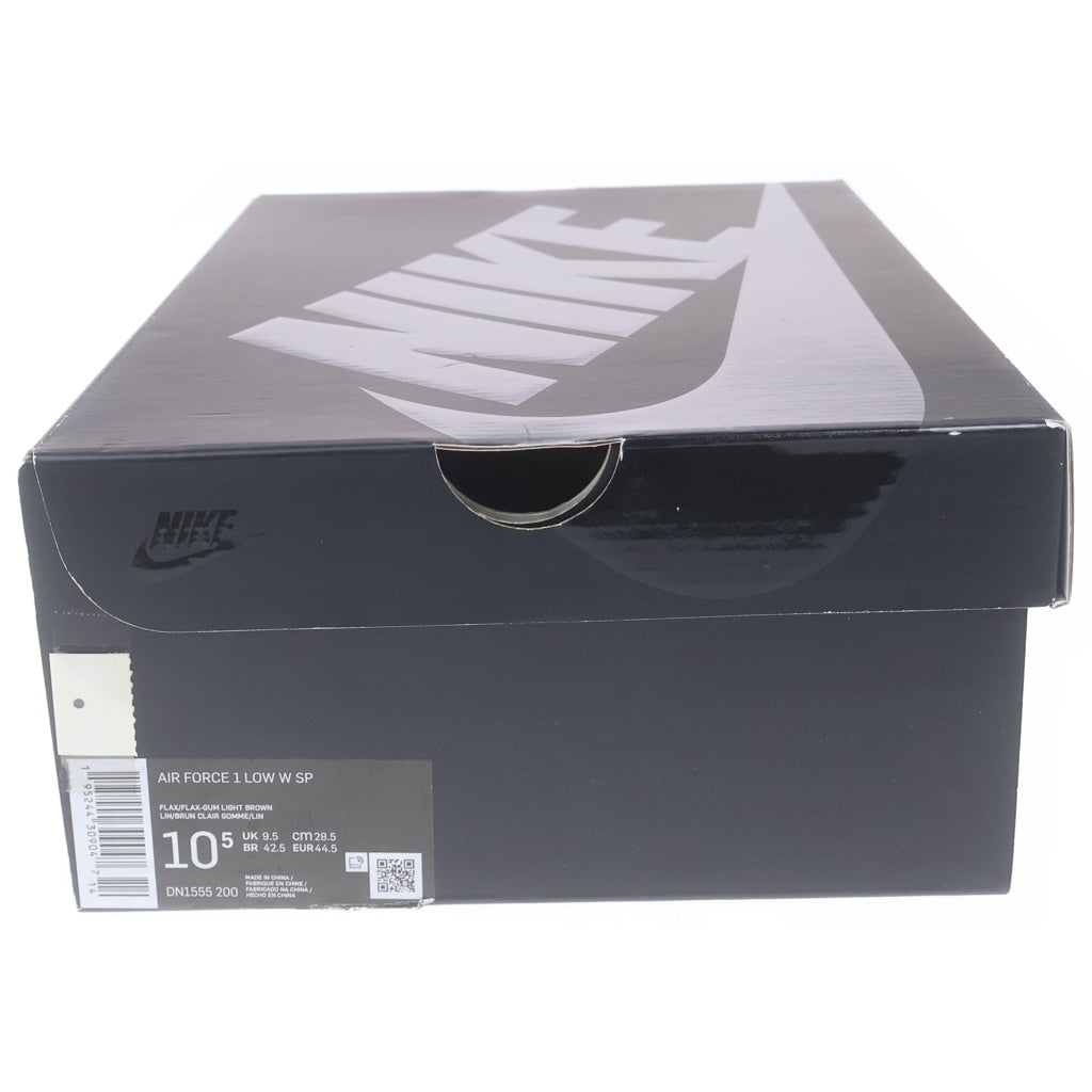 NIKE(ナイキ) ×SUPREME AIR FORCE 1 LOW SP シュプリーム エアフォースワン ウィート ローカットスニーカー ブラウン US10.5/28.5cm DN1555-200