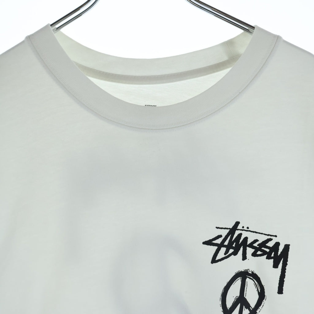 STUSSY(ステューシー) ×NIKE NRG SS TEE ナイキ 両面プリント ヘビーウエイト 半袖Tシャツ カットソー ホワイト DM4942-121