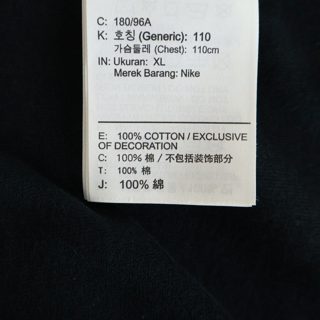 STUSSY(ステューシー) ×NIKE International T-Shirt ナイキ インターナショナル クルーネック 半袖Tシャツ カットソー ブラック DD3342-010