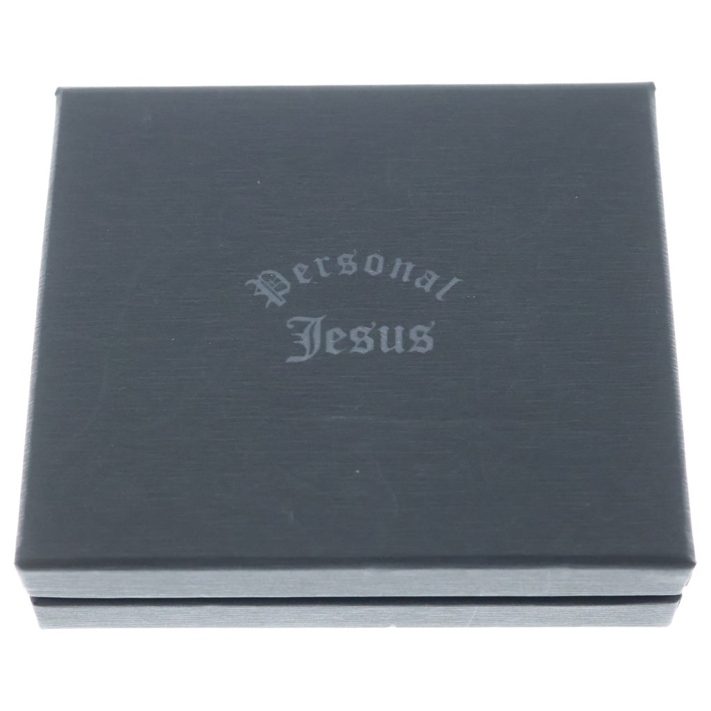Personal Jesus(パーソナルジーザス) WOOD DOG TAG W/LARGE ドッグタグ クロス ボールチェーン ネックレス シルバー