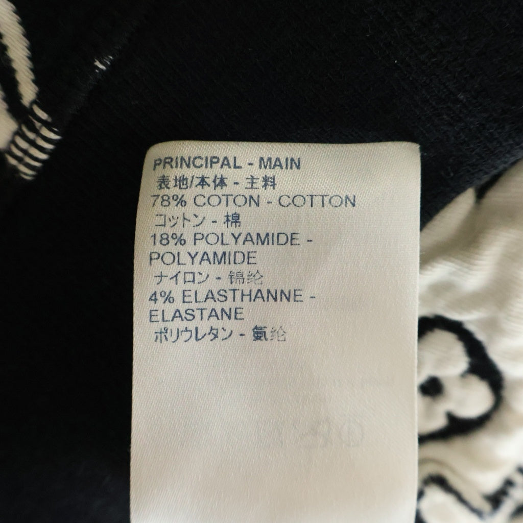 LOUIS VUITTON(ルイヴィトン) モノグラム ジャガード クルーネック 長袖スウェット トレーナー ブラック RM201Q TCJ HIY53W