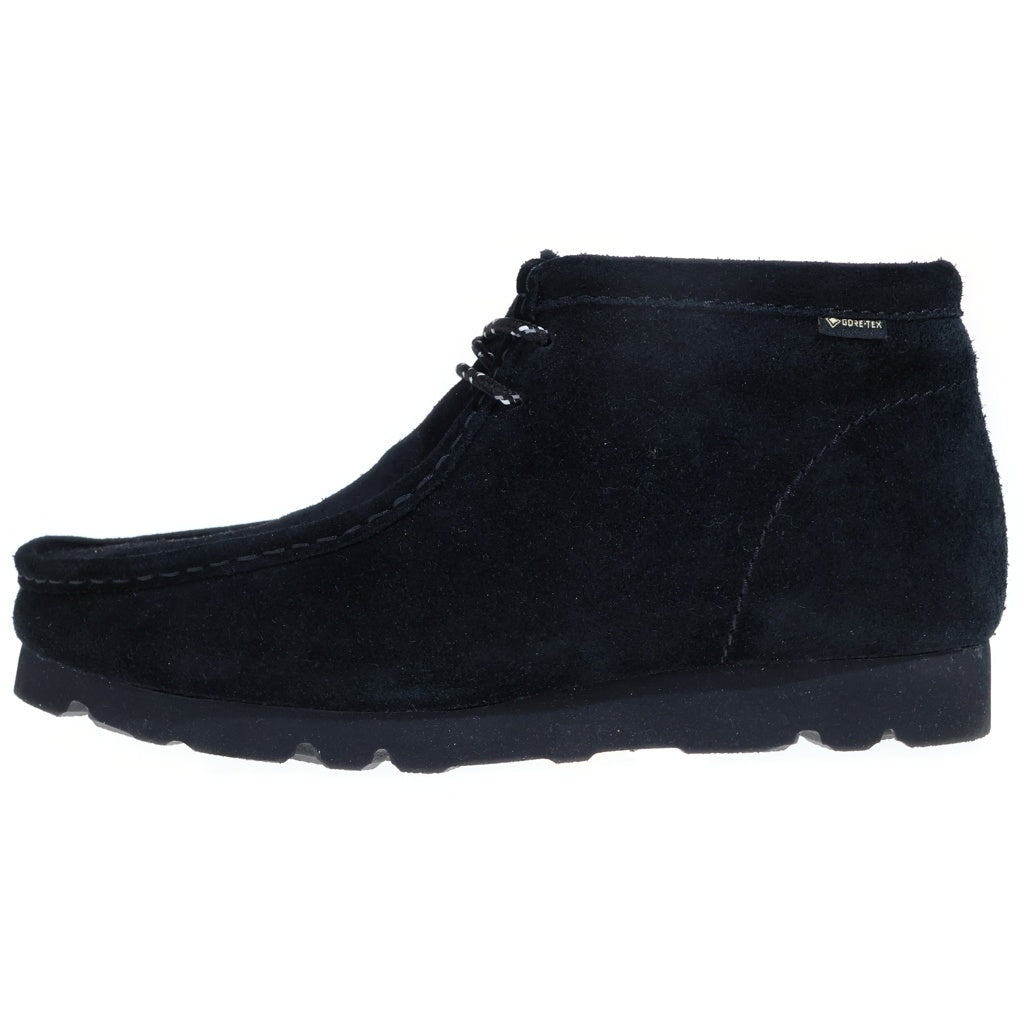 Clarks(クラークス) Wallabee Bt GTX ワラビー ゴアテックス ローカット スウェード ブーツ シューズ ブラック 61850114