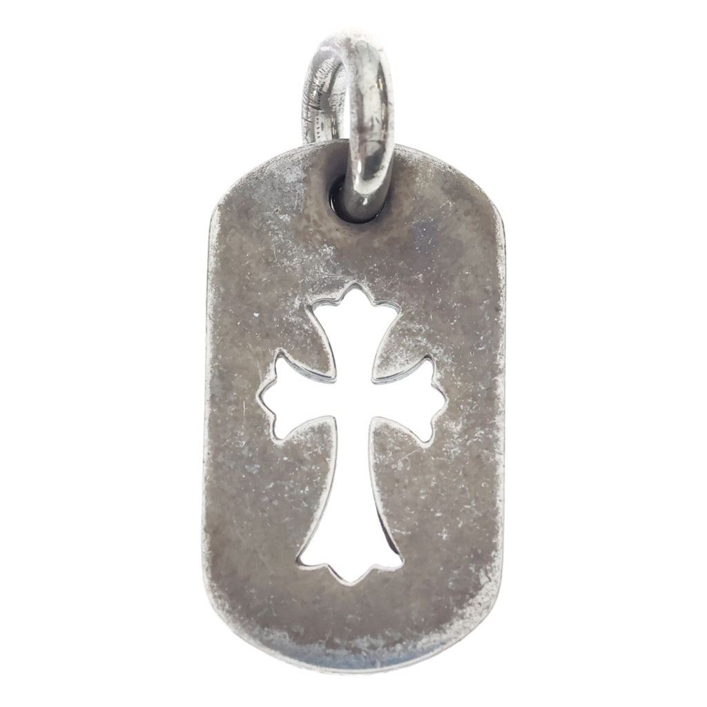 CHROME HEARTS(クロムハーツ) D TAG SML CO CRS カットアウトクロスドッグタグ スモール ペンダントトップ シルバー BCA242