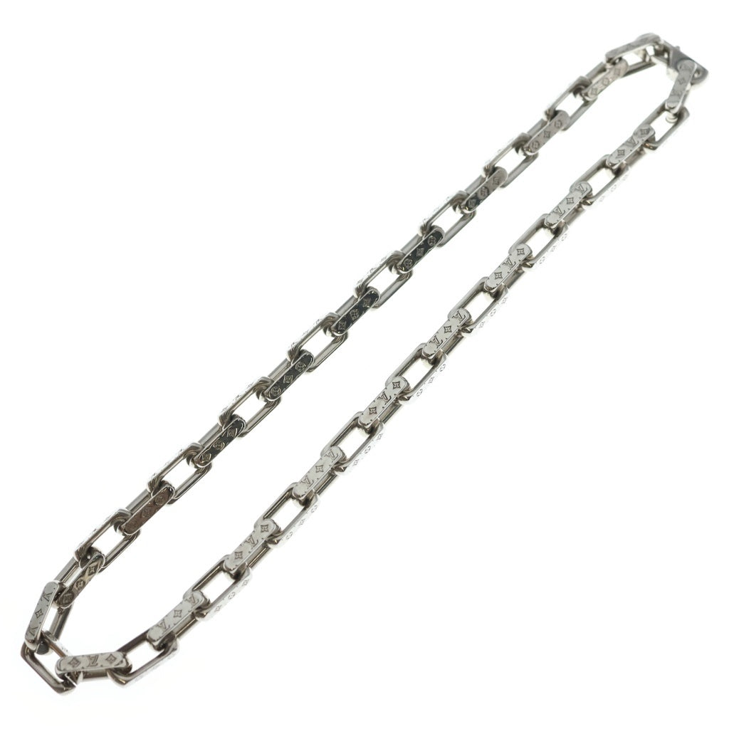 LOUIS VUITTON(ルイヴィトン) モノグラム コリエ チェーンネックレス シルバー M64196 レディース