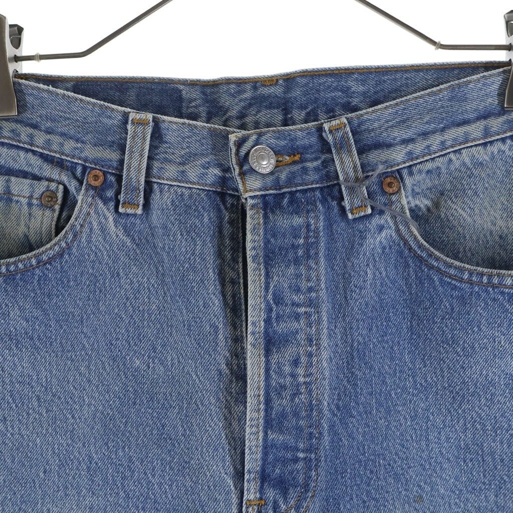 UNUSED(アンユーズド) Levi's 501 Remake Denim Pants ボタンフライ リメイク デニムパンツ ブルー