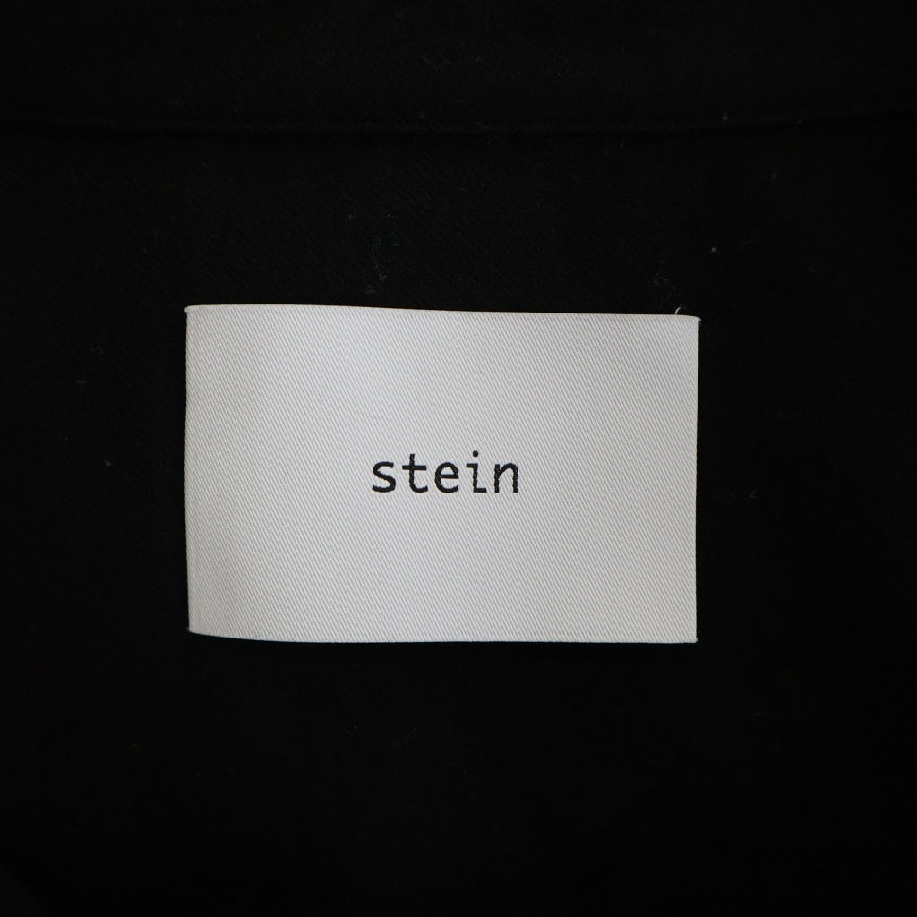 Stein(シュタイン) OVERSIZED DOWN PAT SHIRT オーバーサイズ コットン長袖シャツ ブラック ST.320-2