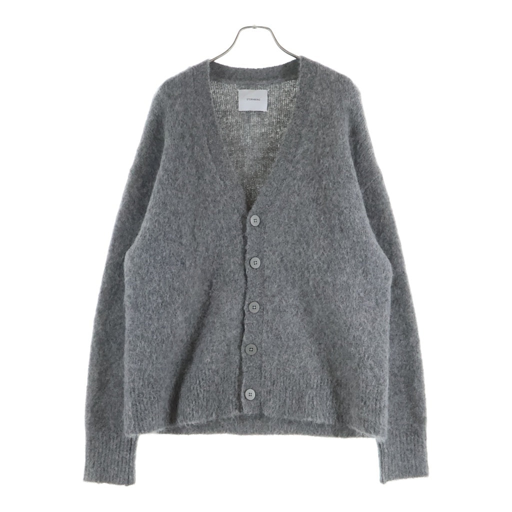 STERNBERG(スタンバーグ) Mohair Cardigan アルパカ混 モヘアカーディガン セーター グレー SB00000172