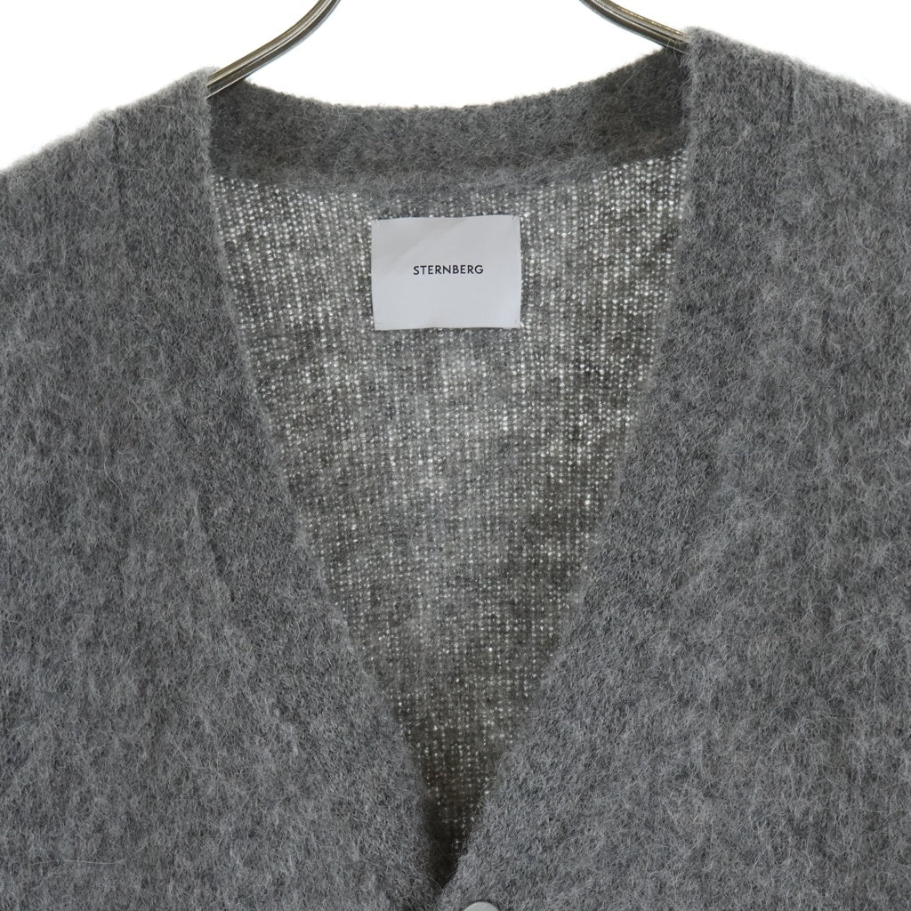 STERNBERG(スタンバーグ) Mohair Cardigan アルパカ混 モヘアカーディガン セーター グレー SB00000172