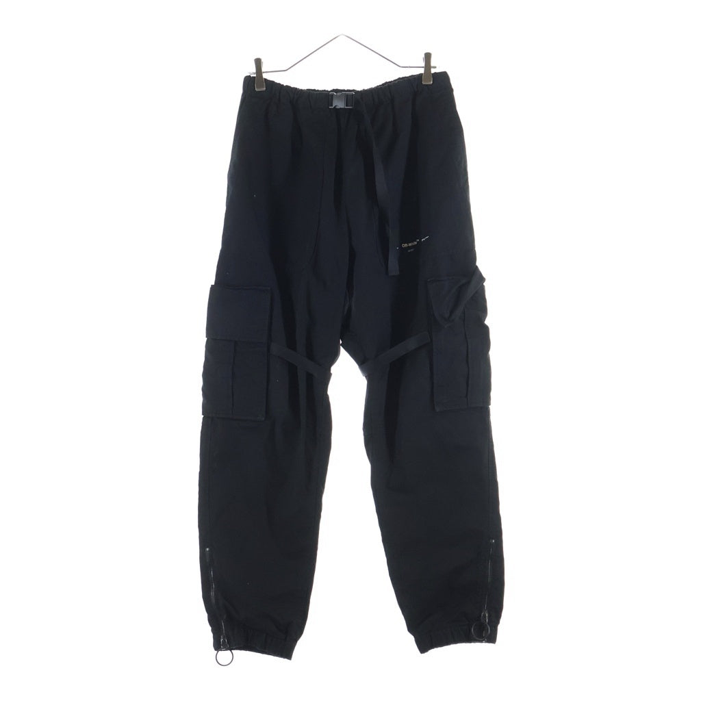 OFF-WHITE(オフホワイト) Parachute Cargo Pants パラシュート カーゴパンツ ブラック OMCF004R20G37021