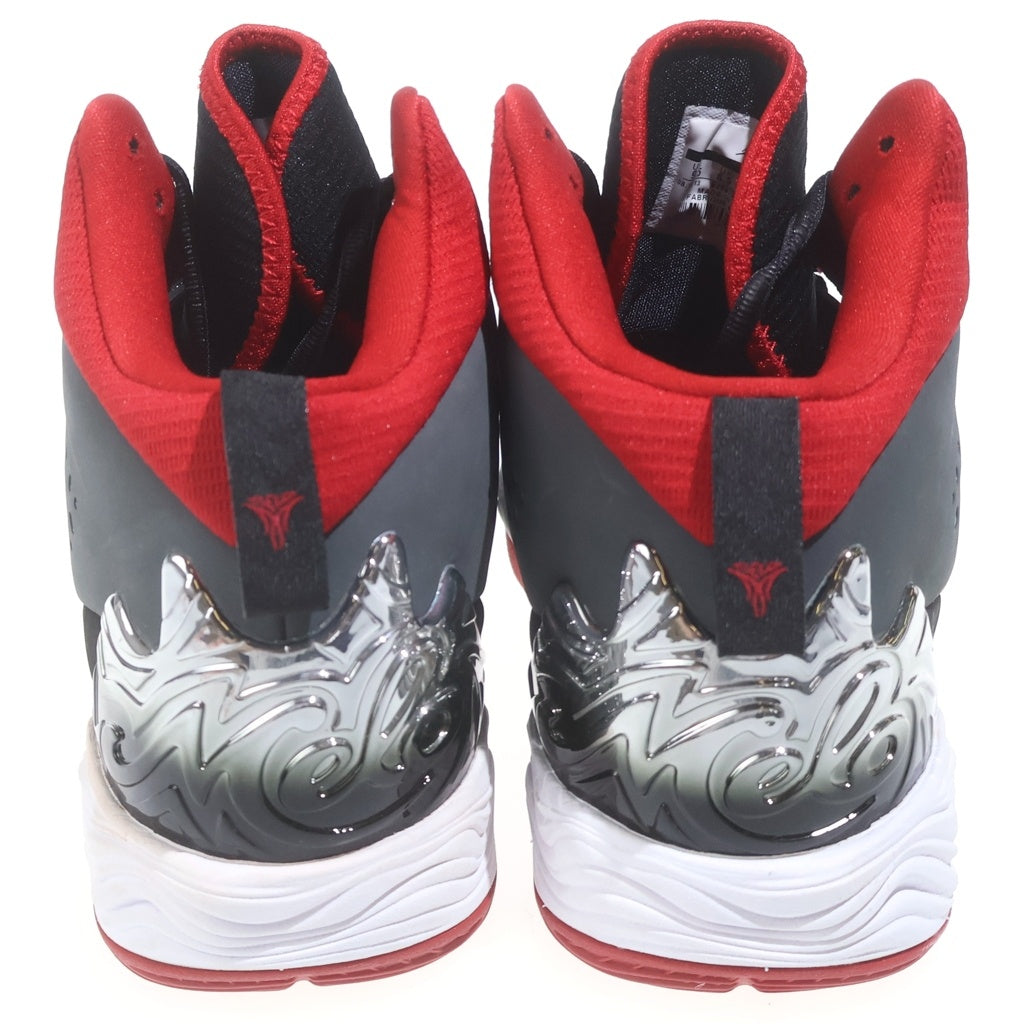 NIKE(ナイキ) 【観賞用 2013年製】 JORDAN MELO M10 629876-002 ジョーダン メロ ハイカットスニーカー グレー/レッド US9.5/27.5cm