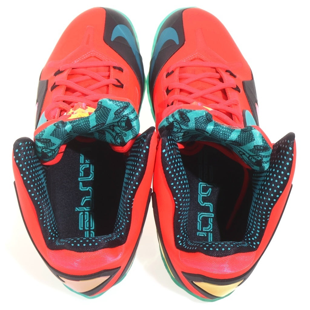 NIKE(ナイキ) 【観賞用 2014年製】 LEBRON 11 ELITE HERO LASER CRIMSON レブロン11 エリート ヒーロー レーザー クリムゾン ハイカットスニーカー US9/27cm 642846-600