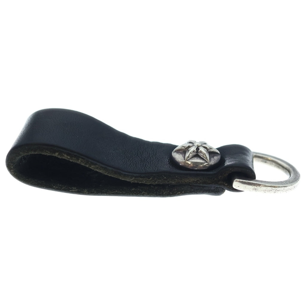 CHROME HEARTS(クロムハーツ) BELT LOOP D RING Dリング スターボールベルトループ ブラック/シルバー