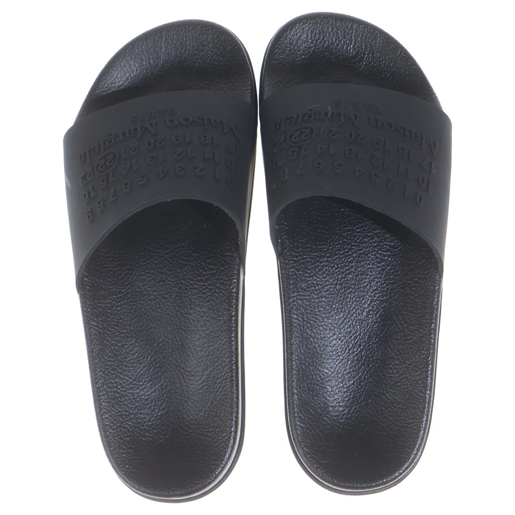 Maison Margiela(メゾンマルジェラ) 20SS ロゴスライズ シャワーサンダル ブラック S57WX0024