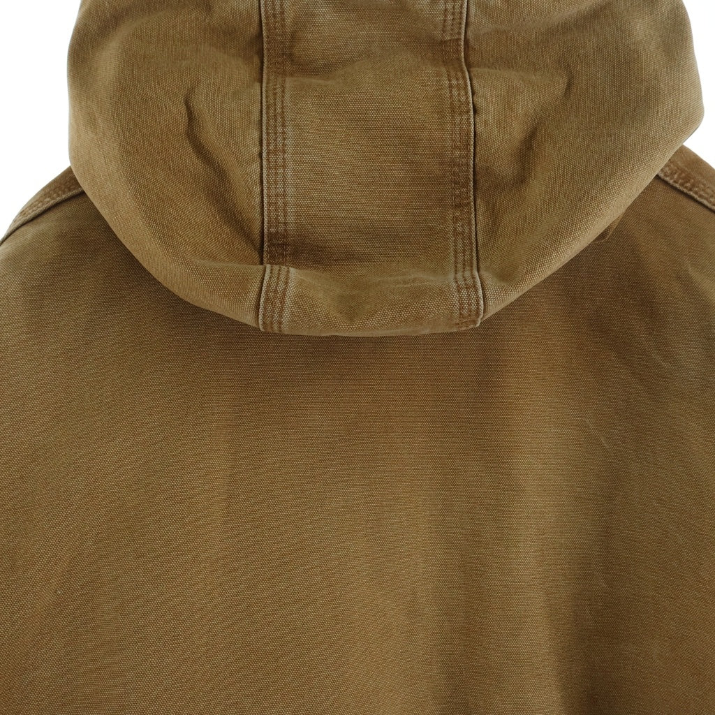 CARHARTT(カーハート) 10S Active Jacket メキシコ製 裏地キルティング フーディー アクティブジャケット ブラウン J130-BRN