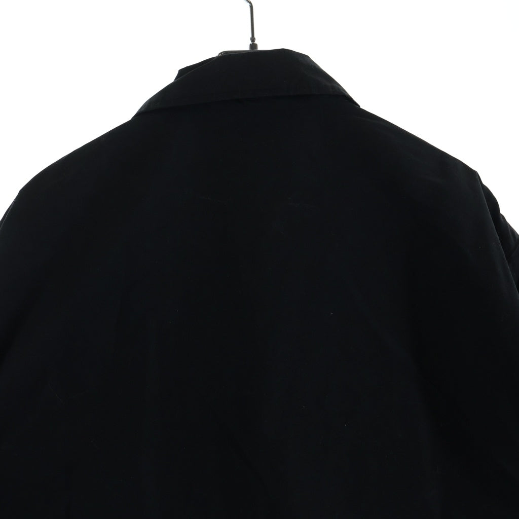COMOLI(コモリ) COACH JACKET パラフィンコーティング コットンナイロン コーチジャケット ブラック K01-01003