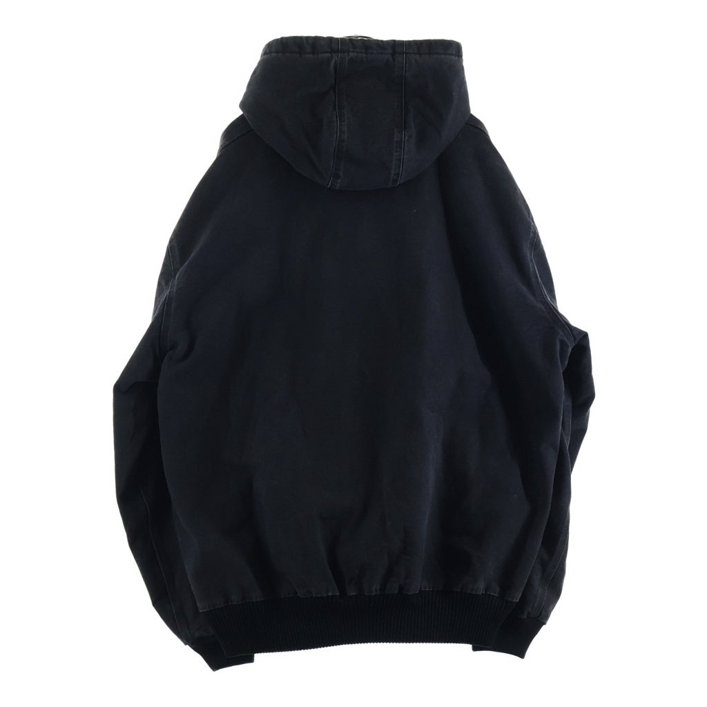 CARHARTT(カーハート) 10S Active Jacket メキシコ製 裏地キルティング フーディー アクティブジャケット ブラック J130-BLK