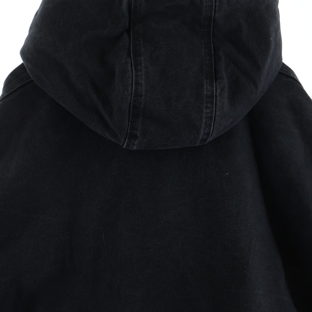 CARHARTT(カーハート) 10S Active Jacket メキシコ製 裏地キルティング フーディー アクティブジャケット ブラック J130-BLK