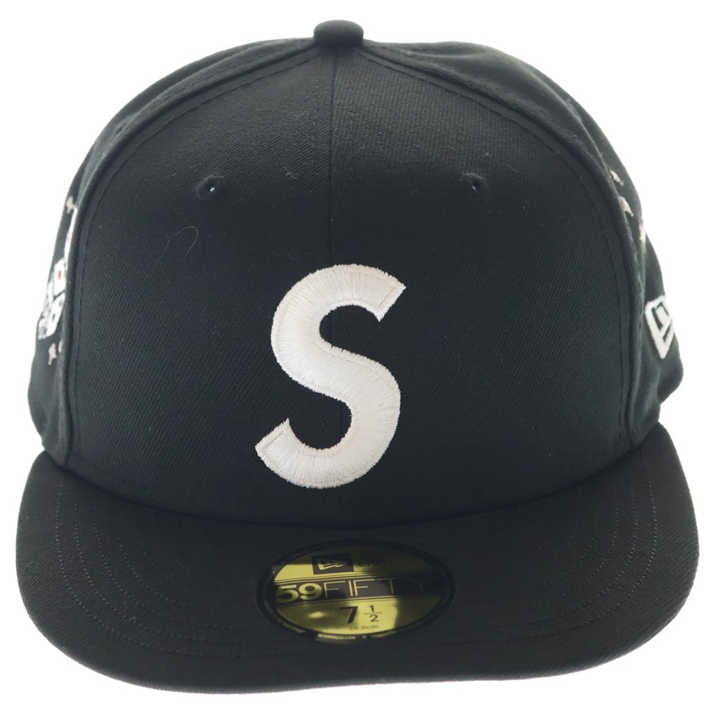 SUPREME(シュプリーム) 22SS × NEW ERA ニューエラ Characters S Logo キャラクターズ エスロゴ ベースボールキャップ 帽子 ブラック G2704242022