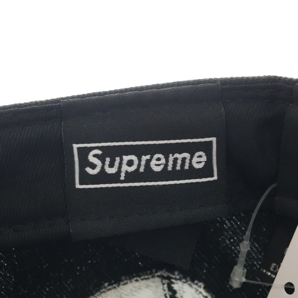 SUPREME(シュプリーム) 22SS × NEW ERA ニューエラ Characters S Logo キャラクターズ エスロゴ ベースボールキャップ 帽子 ブラック G2704242022