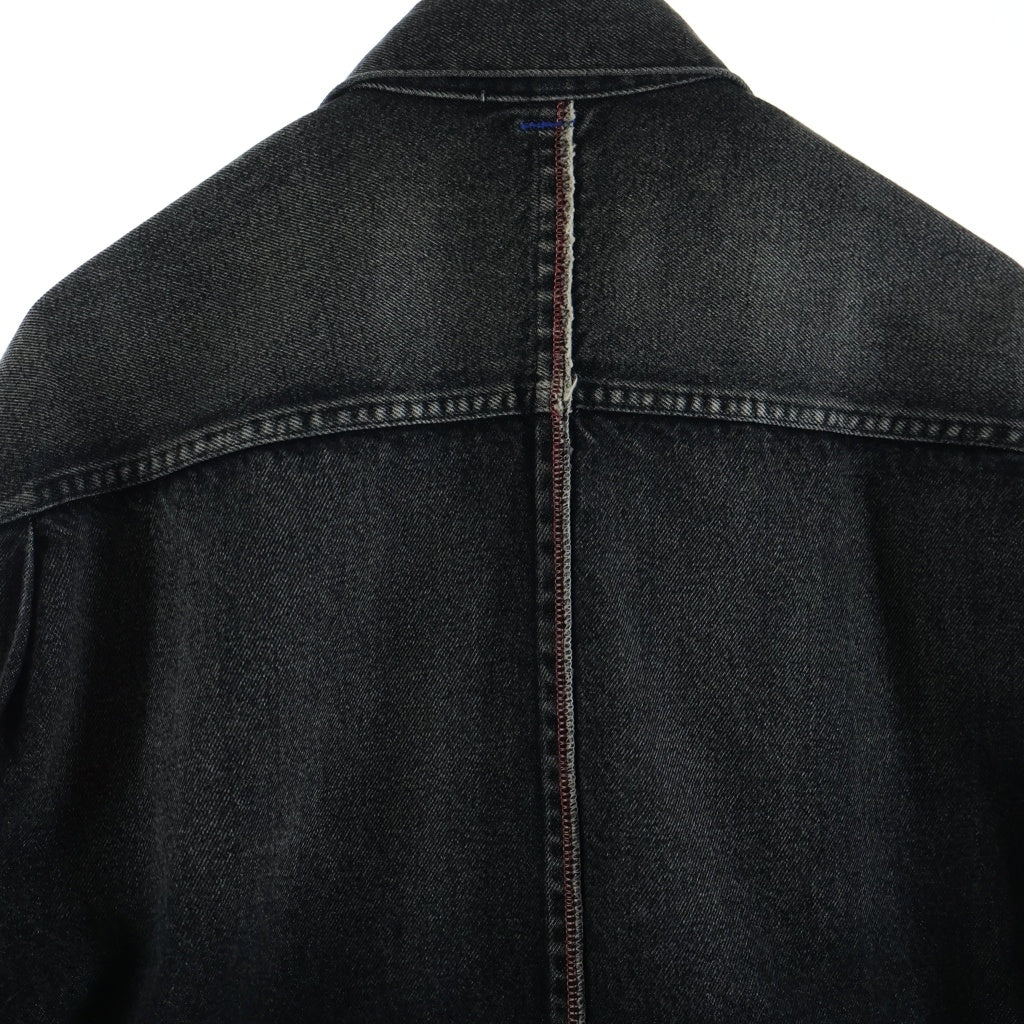 SHINYA KOZUKA(シンヤコズカ) PAINTED ORDINARY CITY JEAN JACKET ペインテッド オーディナリー シティ ジーン デニムジャケット ブラック 2601SK01P