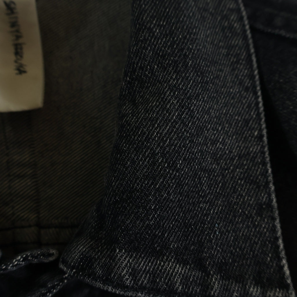 SHINYA KOZUKA(シンヤコズカ) PAINTED ORDINARY CITY JEAN JACKET ペインテッド オーディナリー シティ ジーン デニムジャケット ブラック 2601SK01P