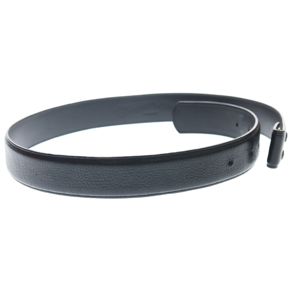 CHROME HEARTS(クロムハーツ) 1.5 STRAP 1.5インチ ホースシューリベッツ レザーベルトストラップ ブラック