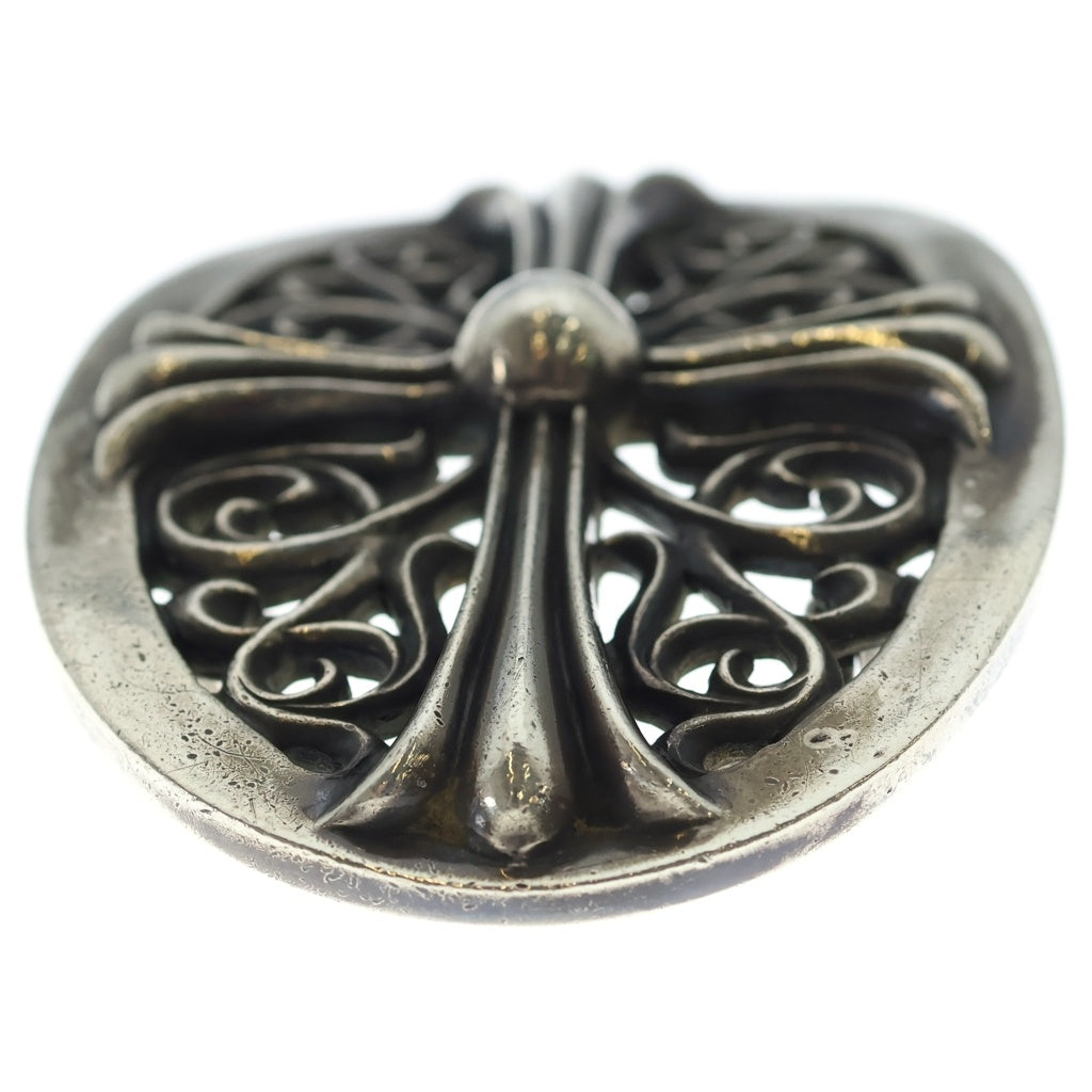 CHROME HEARTS(クロムハーツ) CLASSIC OVAL CROSS LARGE BUCKLE クラシックオーバル クロス ラージ バックル シルバー