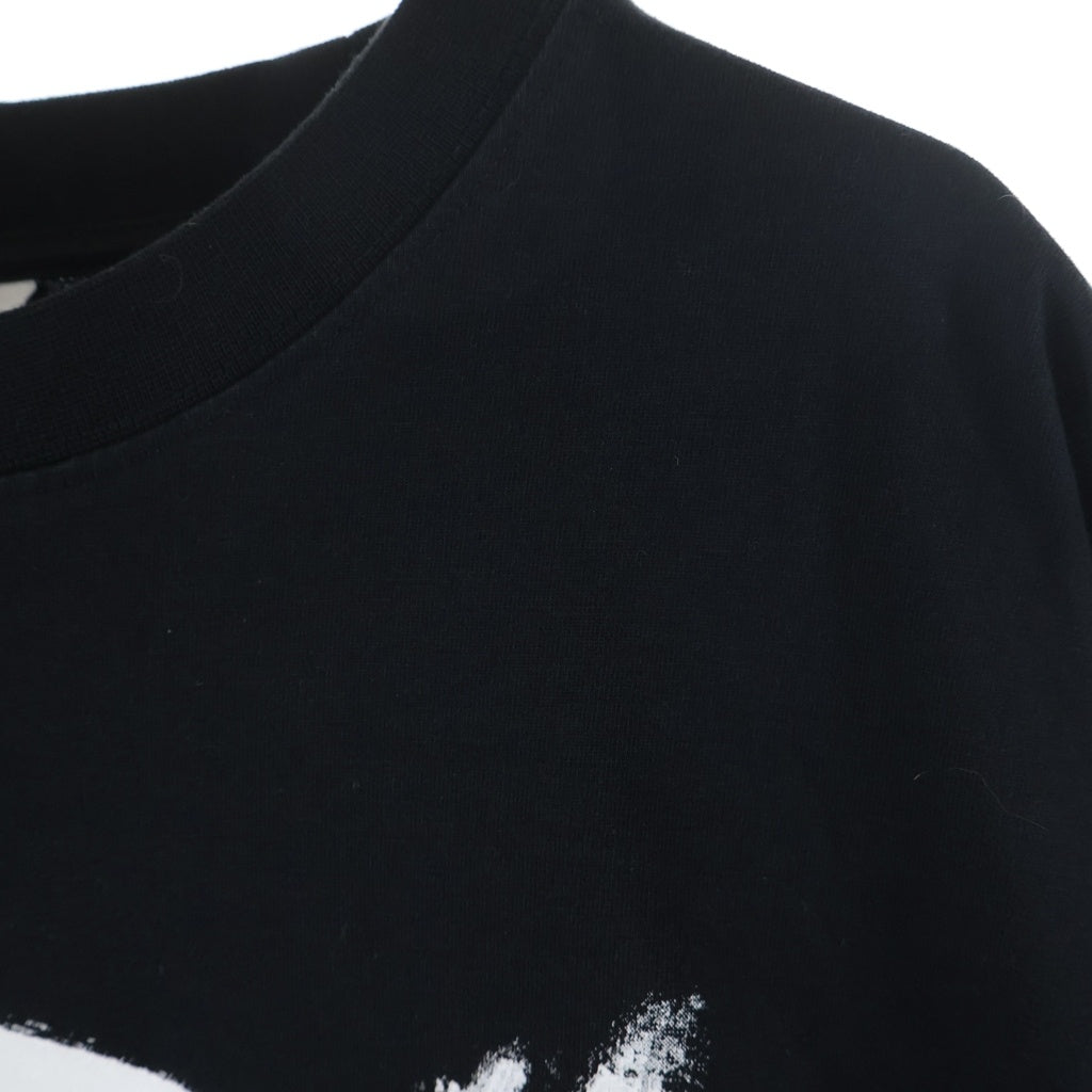 VETEMENTS(ヴェトモン) 22AW Double Anarchy Logo T-Shirt ダブルアナーキーロゴ クルーネック 半袖Tシャツ カットソー ブラック UA53TR500X