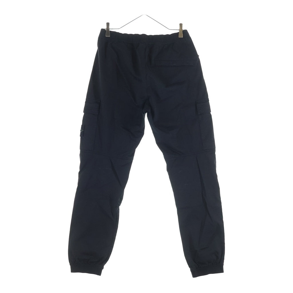 STONE ISLAND(ストーンアイランド) Cargo Pants コンパスロゴワッペン テーパードフィット カーゴパンツ ブラック K2S153100033 S0014