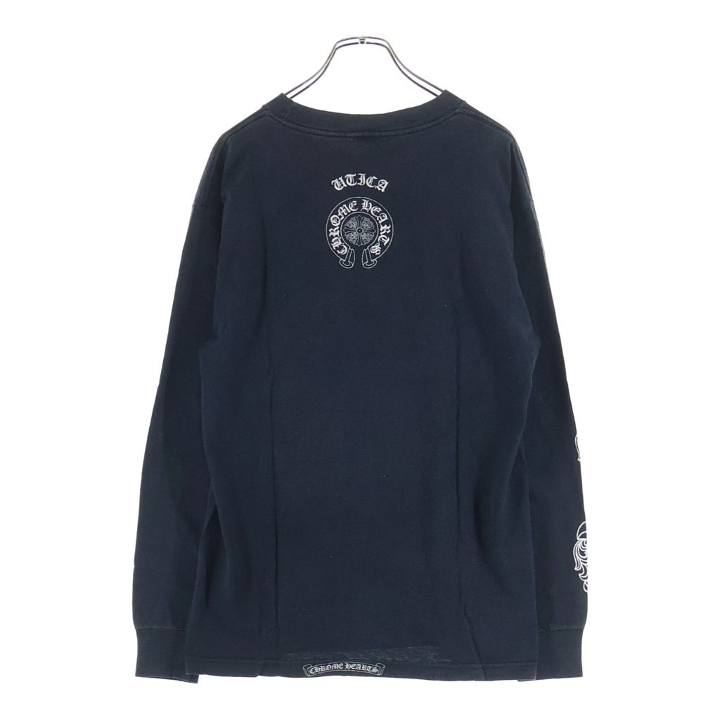 CHROME HEARTS(クロムハーツ) OLD BS FLR L/S TEE オールド ダガープリント アームBSフレア 長袖Tシャツ カットソー ブラック