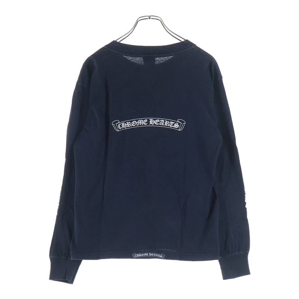 CHROME HEARTS(クロムハーツ) OLD DAGGER L/S TEE オールド ダガー アームプリント 長袖Tシャツ カットソー ブラック