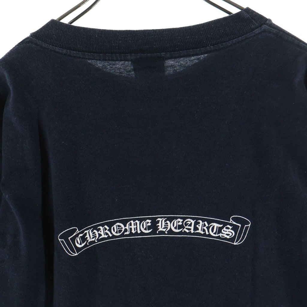 CHROME HEARTS(クロムハーツ) OLD DAGGER L/S TEE オールド ダガー アームプリント 長袖Tシャツ カットソー ブラック