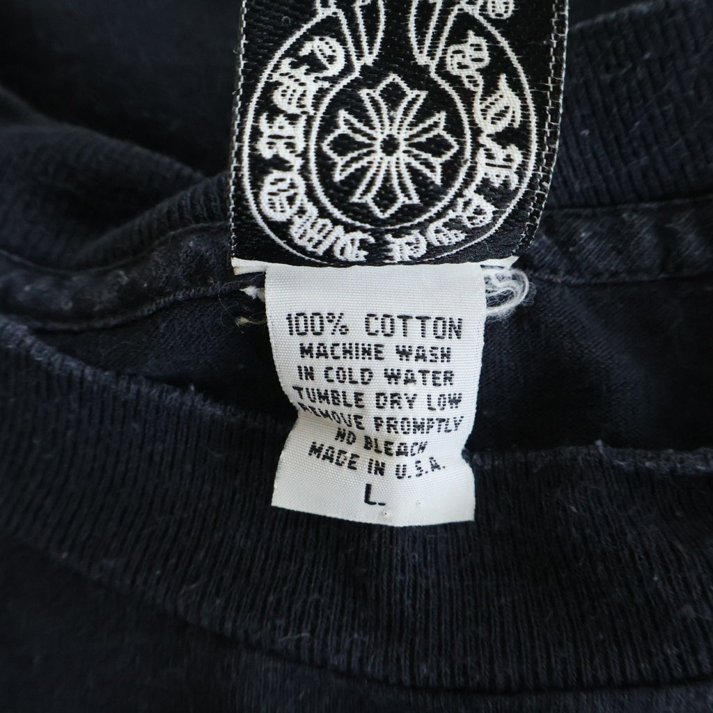 CHROME HEARTS(クロムハーツ) OLD DAGGER L/S TEE オールド ダガー アームプリント 長袖Tシャツ カットソー ブラック