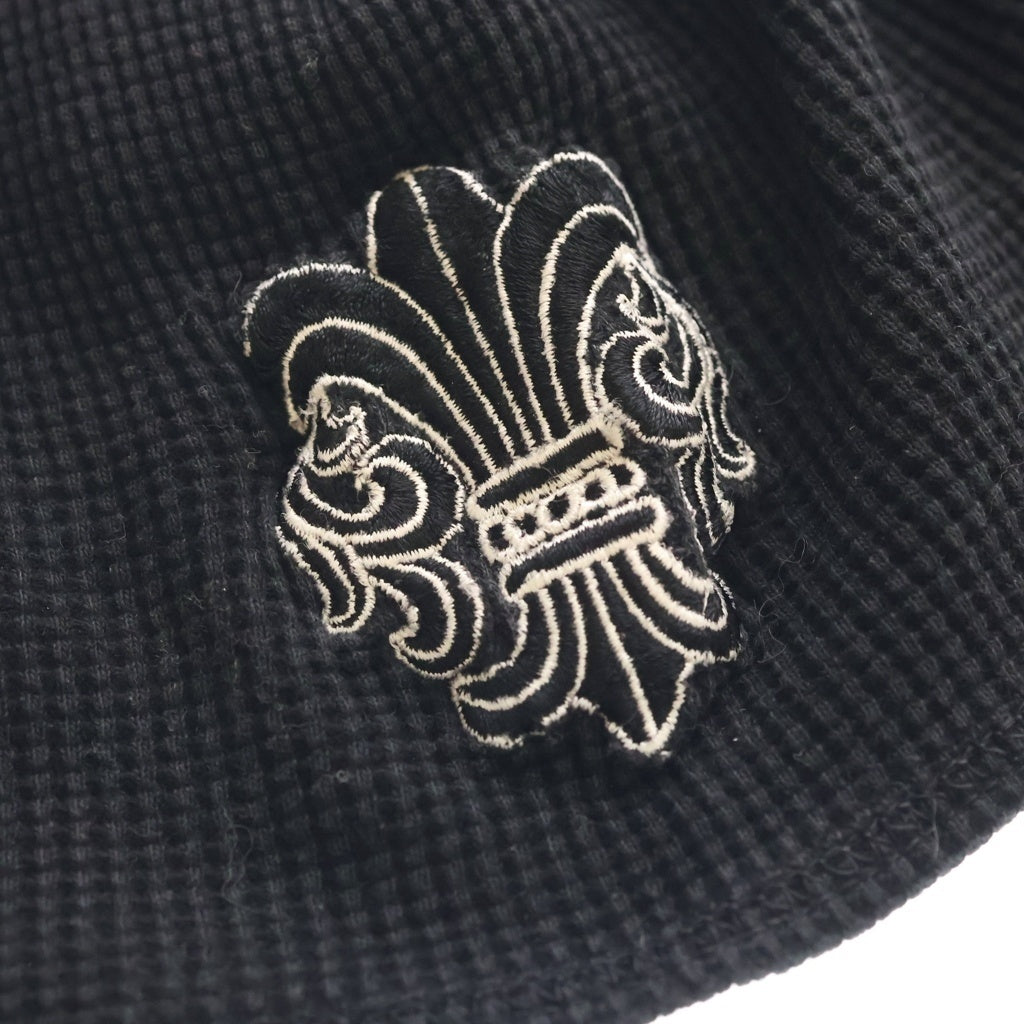 CHROME HEARTS(クロムハーツ) OLD THERMAL BEANIE オールド BSフレア刺繍 サーマル ビーニー ニット帽 ブラック