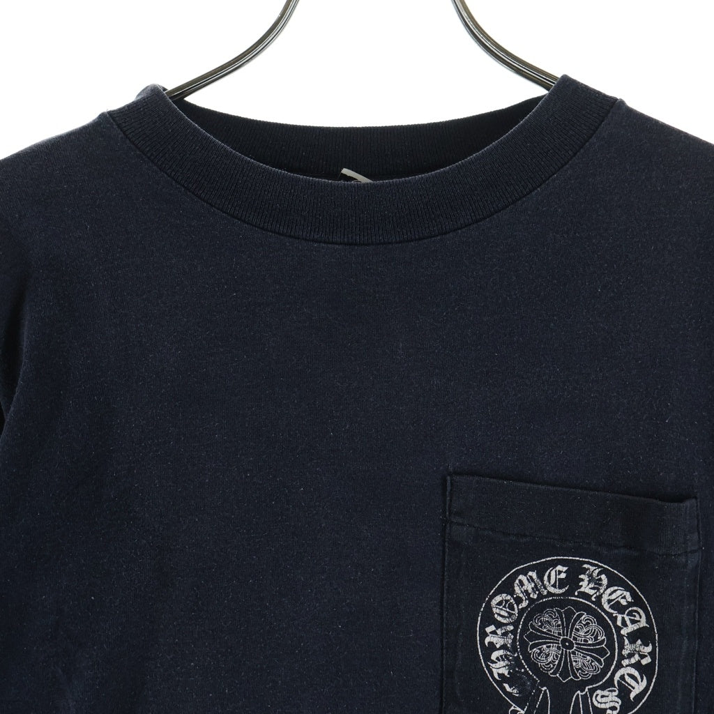 CHROME HEARTS(クロムハーツ) OLD CH NEW YORK L/S TEE オールド ニューヨーク限定 アームクロス 長袖Tシャツ カットソー ブラック